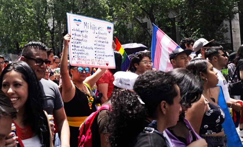 Marcha del Orgullo 2019. Foto: Tania Itzel Vargas