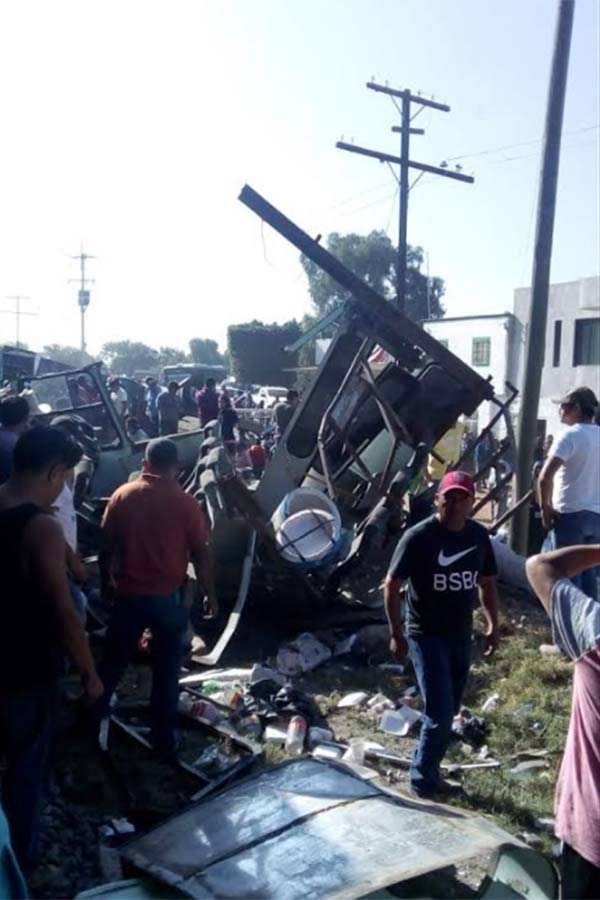 el camión quedó deshecho