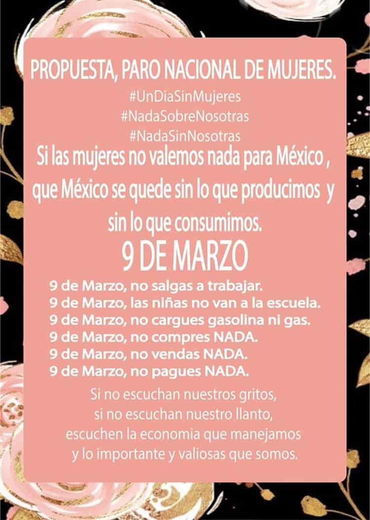 Resultado de imagen para un dia sin mujeres