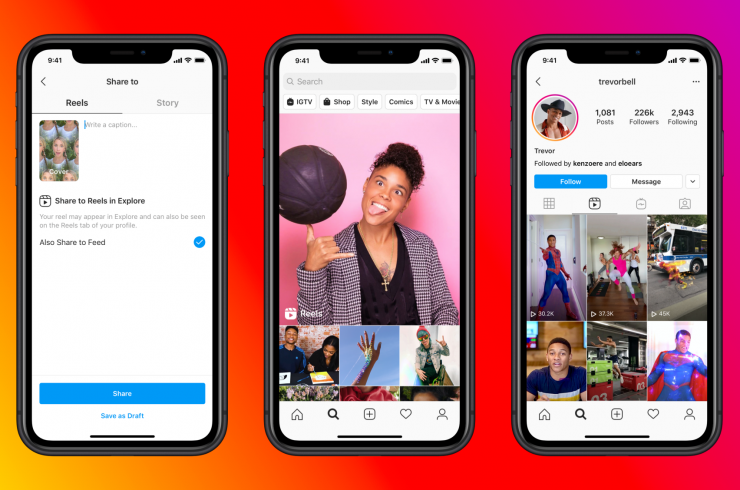 Instagram lanza Reels, la competencia contra TikTok